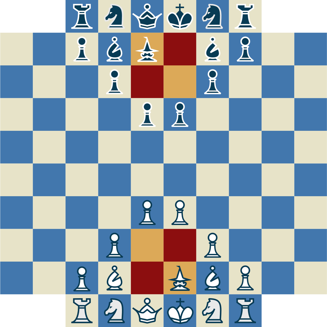 Chess Infinitum ten by ten board